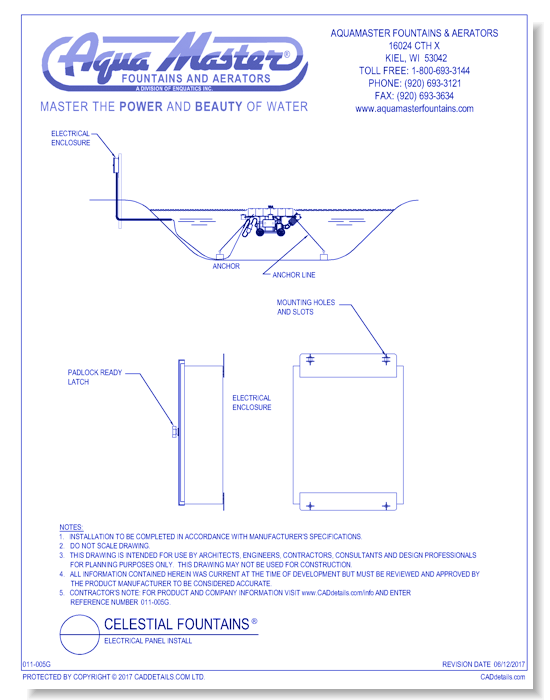 Celestial Fountains® Electrical Panel Install