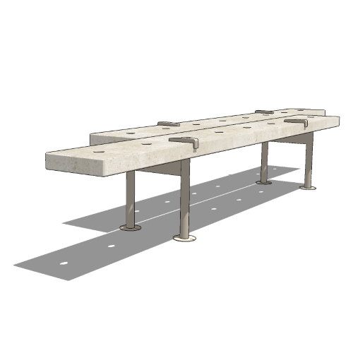 Rai Two Low Configuration, Surface Mount With Skate Stops