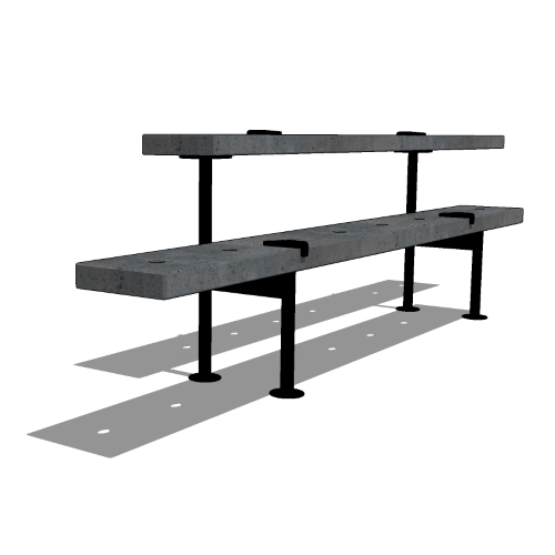 Rai One High, Surface Mount, With Skate Stops