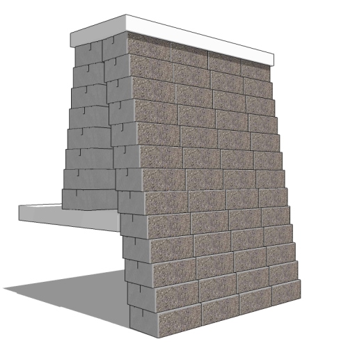 Back / Back Top of Wall