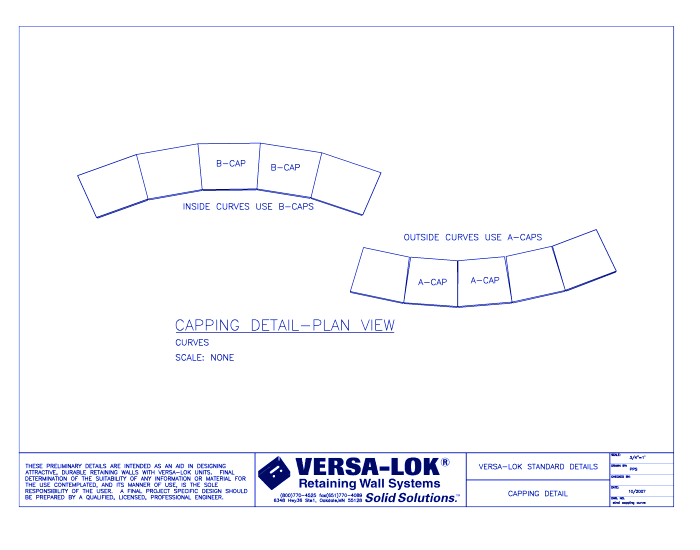 Capping Curve Detail