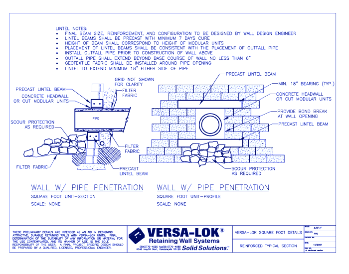 Wall Pipe Penetration