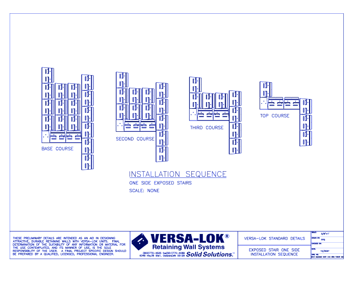 Exposed Stair Install (1 side)