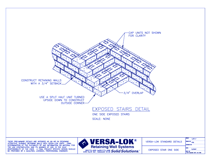 Exposed Stair (1 side)