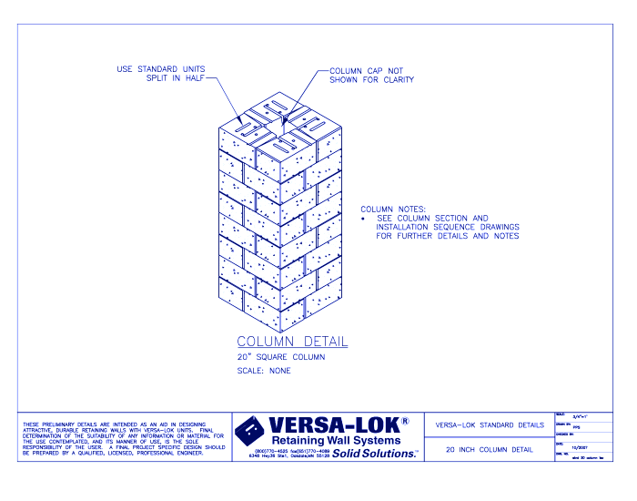 20 Inch Column