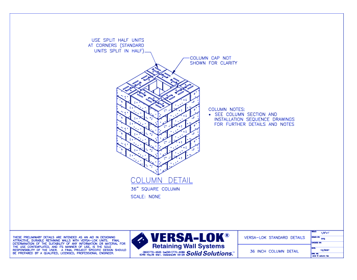 36 Inch Column