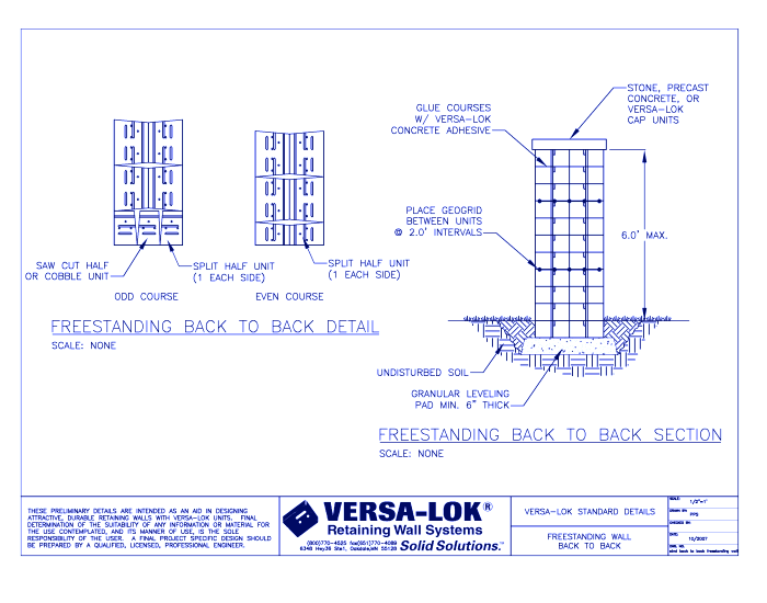Back / Back Freestanding Wall