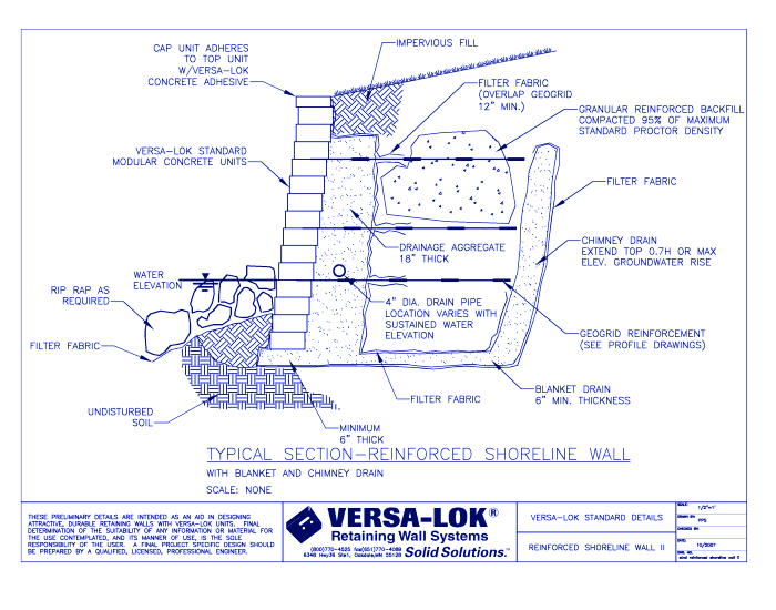 Reinforced Shoreline Wall II