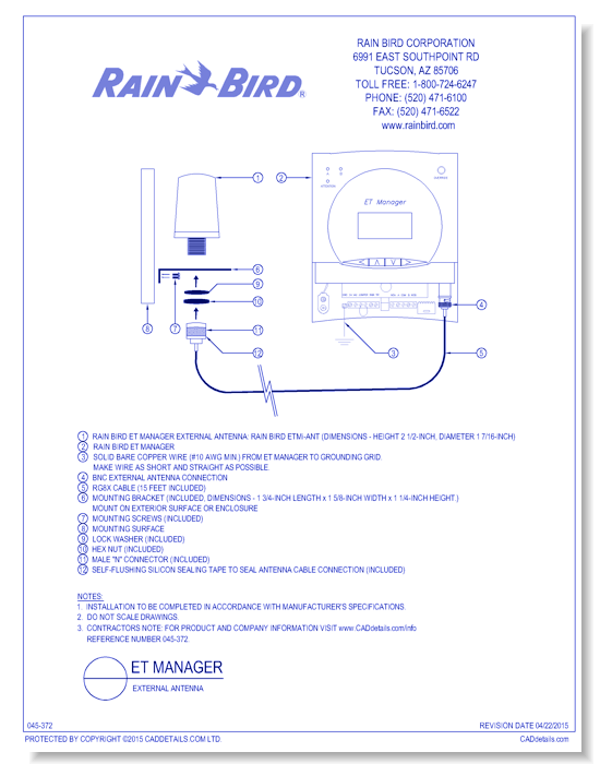 ET Manager - External Antenna