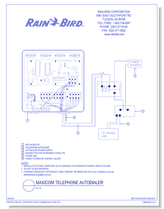 CCU Auto-Dialer, Alarm Notification