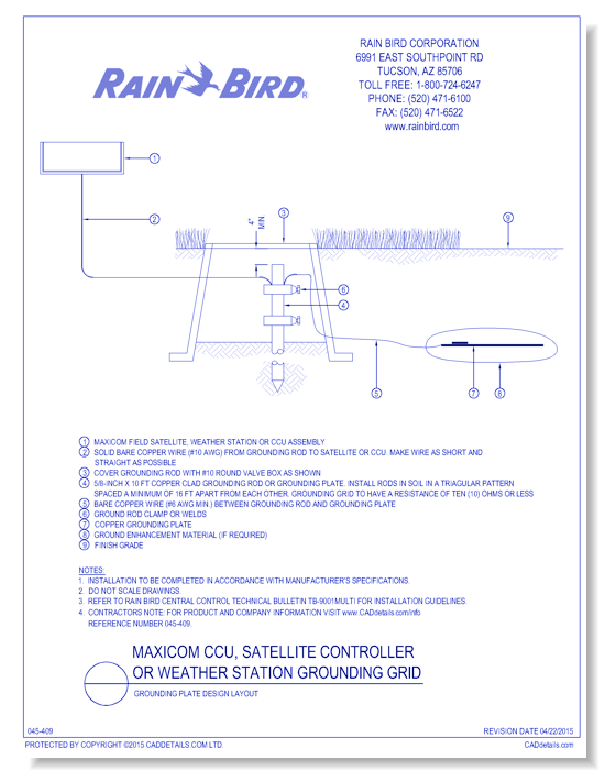 Grounding Plate - Design Layout