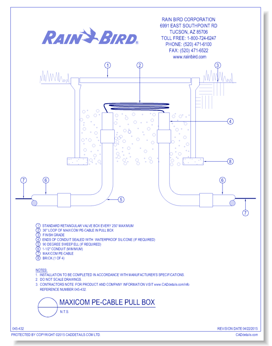 2-Wire Path Secondary Communication Pull Box