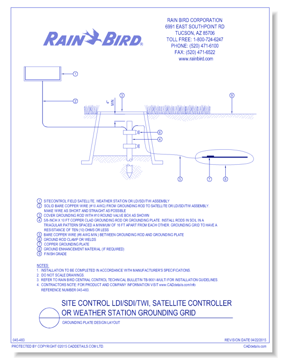 Grounding Plate - Design Layout