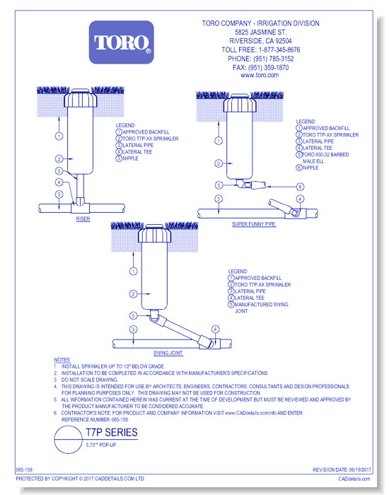 T7  P Series 5 Inch Pop-Up