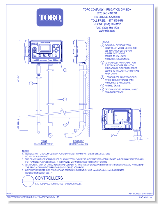 EVO-4OD	EVOLUTION® Series – Outdoor Model