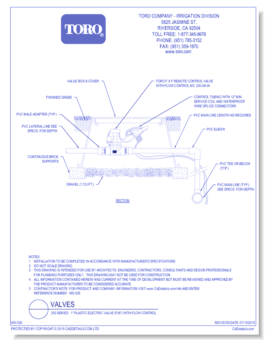 250 Series - 1" Plastic Electric Valve (FxF) With Flow Control