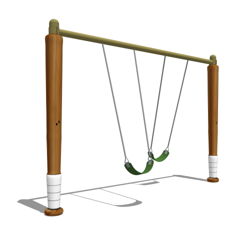 Single Post Baseball Swing