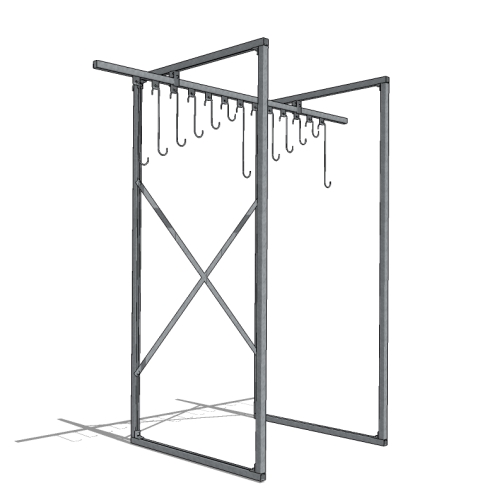 Track Rack with Surface Mount