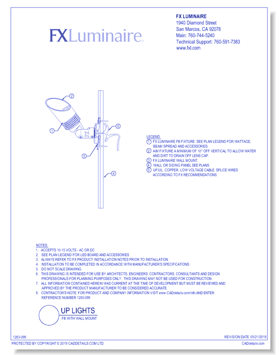 FB with Wall Mount