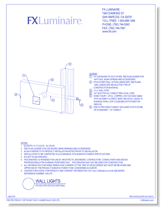 PO-SQ with Stucco/ Drywall
