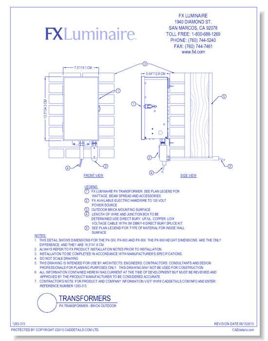 PX Transformer - Brick Outdoor 