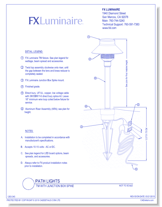 TM with Junction Box Spike