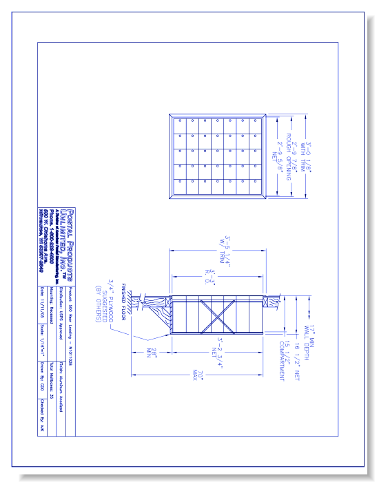 500 Rear Loading (N1011028) - 35 Door Unit