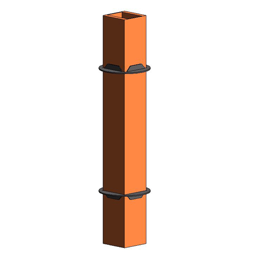 Series 33 through floor w/round plate