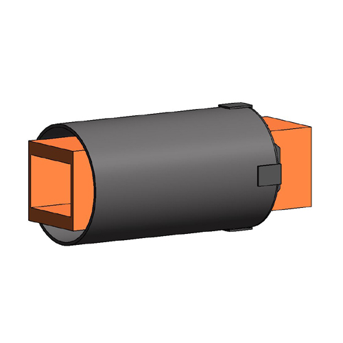 Series 33 through wall w/conduit attachment plate
