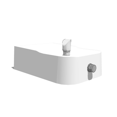 Model 1311B: ADA Vandal-resistant Enameled Iron Drinking Fountain Bundle