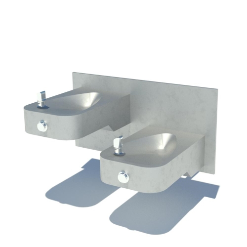 Model 1117B: ADA Vandal-Resistant Wall Mount Drinking Fountain Bundle
