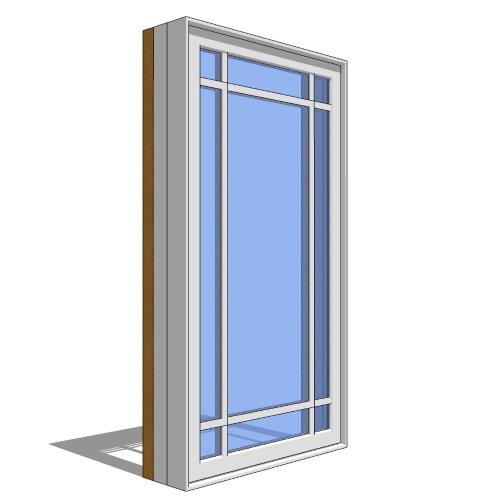 Premium Series™ Window Revit Object: Casement Picture - 1 Wide