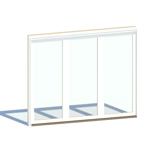 Contemporary Series™ Door Revit Object: Bi-fold Door
