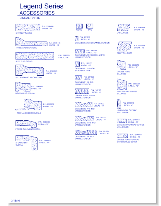 Legend Accessories: Parts