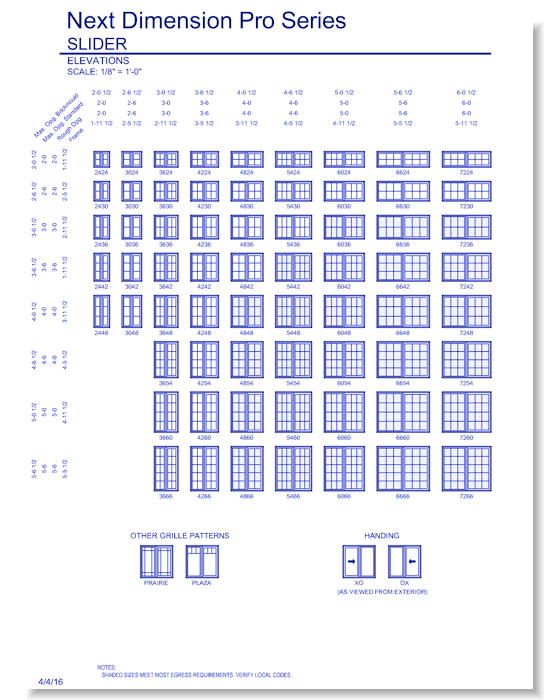 Next Dimension Pro Slider: Elevations