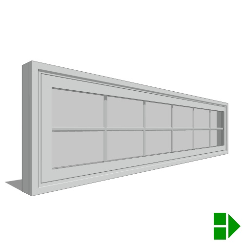 Impervia Series: Sliding Patio Door, Transom Unit