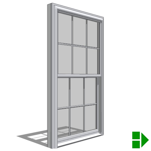 250 Series: Double-Hung Window, Single