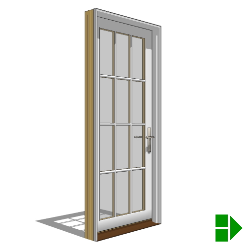 Lifestyle Dual-Pane Series: In-Swing Door, Single, Vent Units