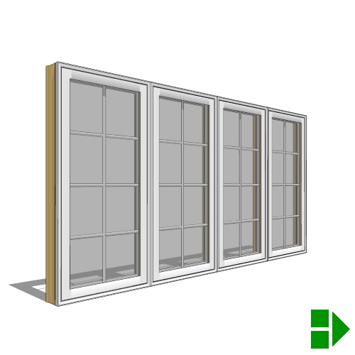 Lifestyle Triple-Pane Series: Casement Window, Multi-Wide