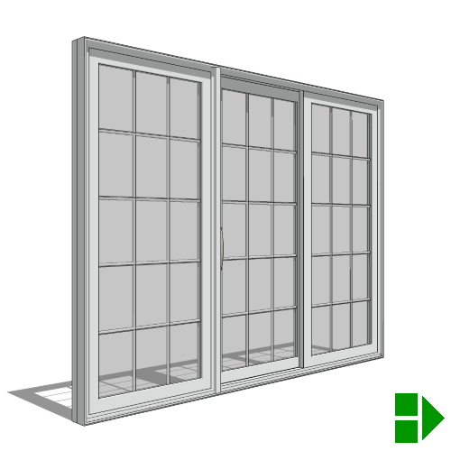 250 Series: Sliding Patio Door, OXO
