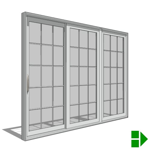 250 Series: Sliding Patio Door, OOX-XOO