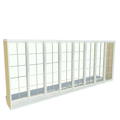 Reserve Series Contemporary: Multi-Slide Door Single Parting