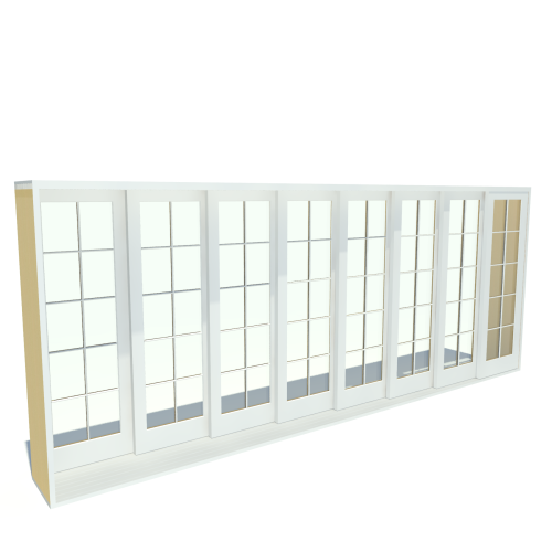 Reserve Series Traditional: Multi-Slide Door Single Parting