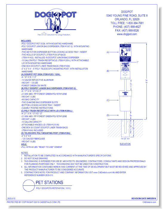 Poly DOGIPOT® PetStation ( 1010 )