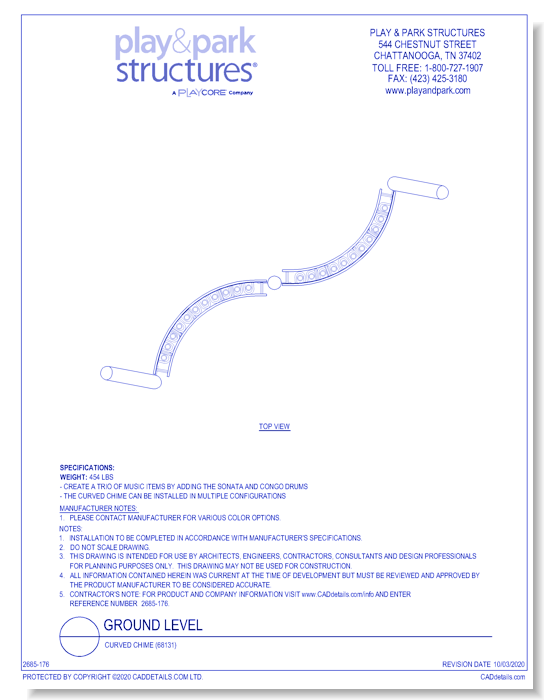 Ground Level: Curved Chime (68131)