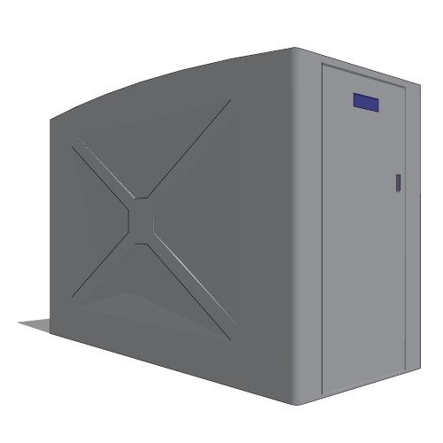 Bike-Shell™ Model 301W-ECO (1 Door / 2 Bike Capacity Rectangular Unit)