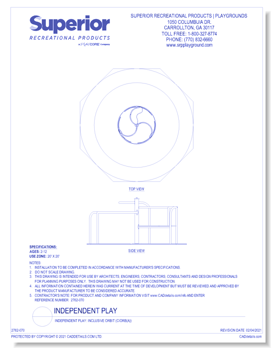 Freestanding Play: Inclusive Orbit (CIORB(A))