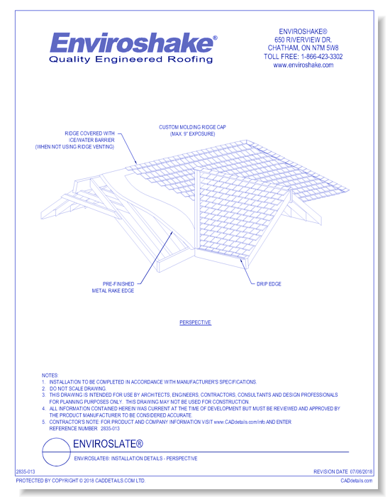 Enviroslate®: Installation Details - Perspective