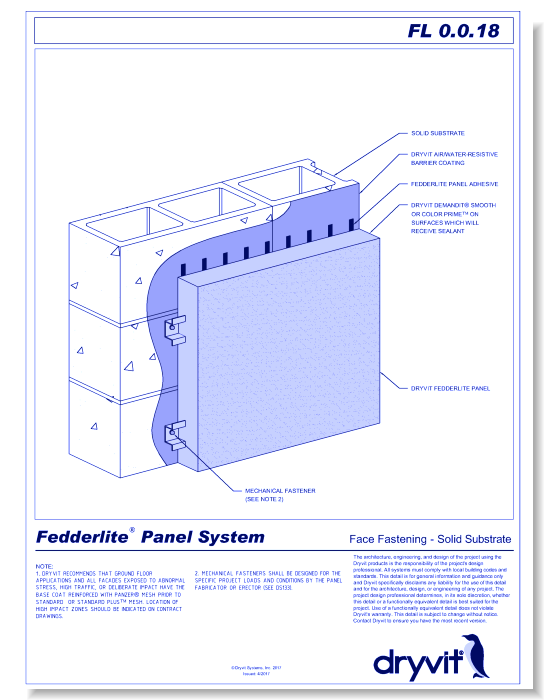 Tech 21 Systems: Face Fastening -  Solid Substrate 