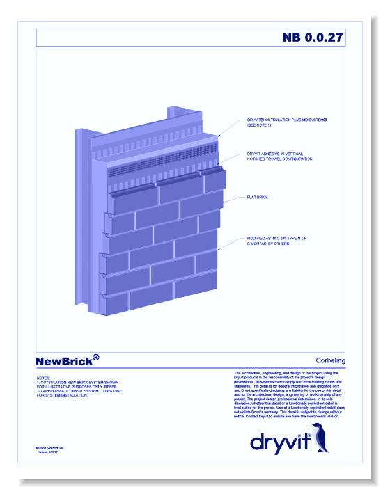 NewBrick® System: Corbeling